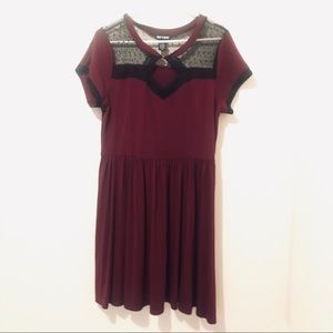 Hot topic XXL burgundy dress